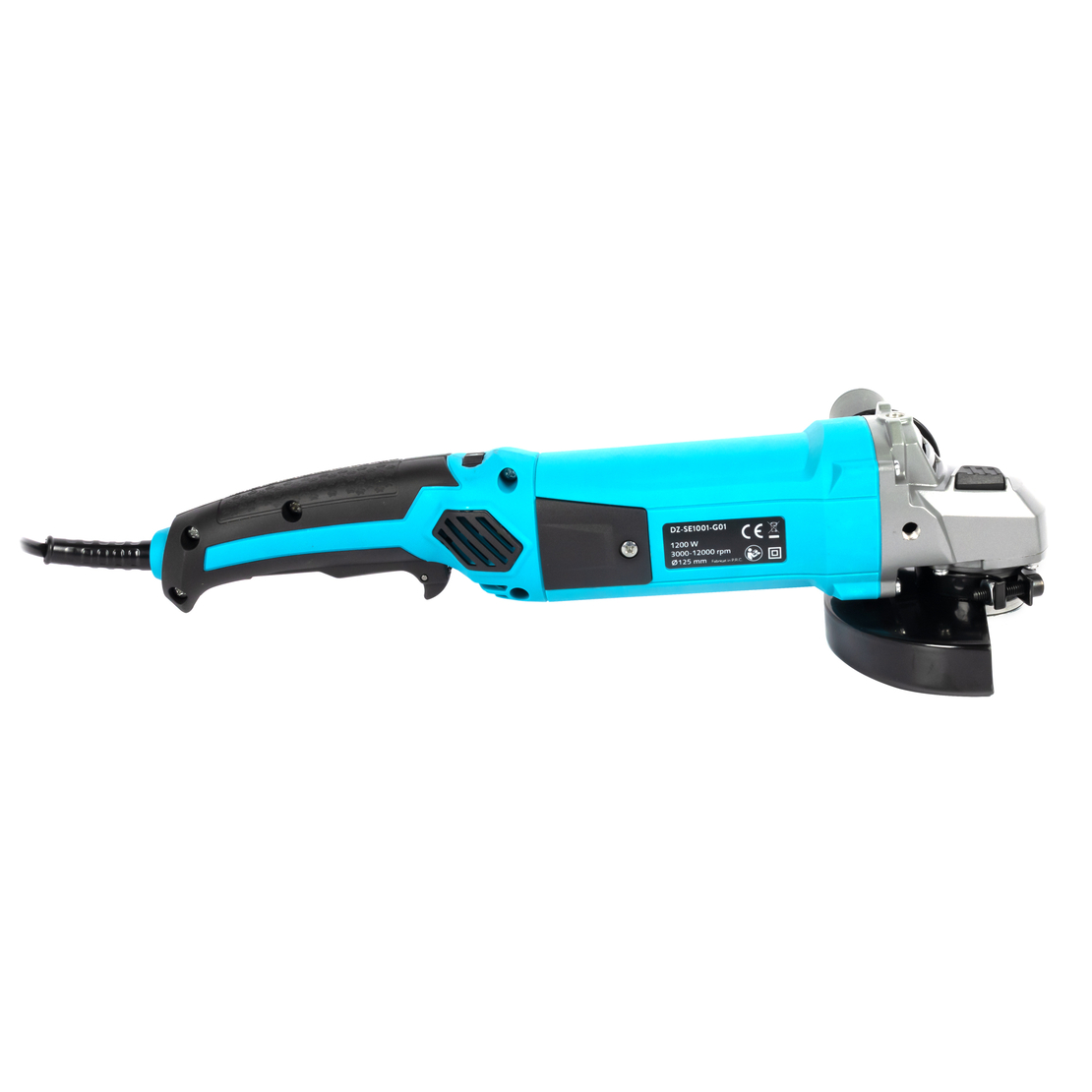 Polizor unghiular Detoolz, 1200W, 125mm diametru disc, cu variator de turatie
