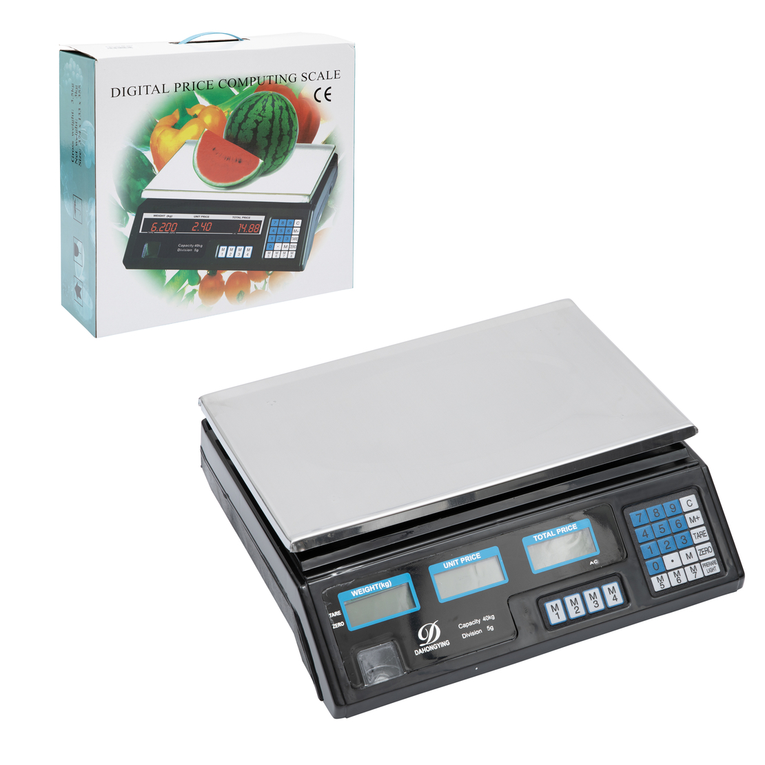 Cantar electronic Micul Fermier 40Kg afisaj dublu model 1