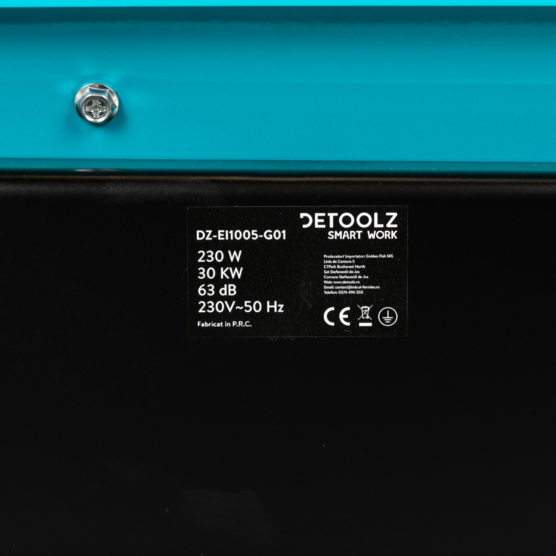 Tun de caldura pe motorina Detoolz, 30kW, 35L, cu roti de transport