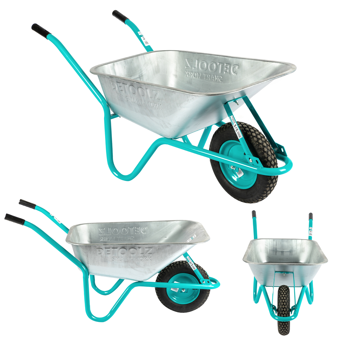 Roaba metalica pentru constructii si gradina 85L 10buc/set G01