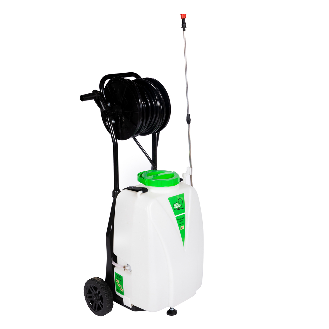 Pulverizator cu acumulator Micul Fermier, volum 40 litri, cu roti