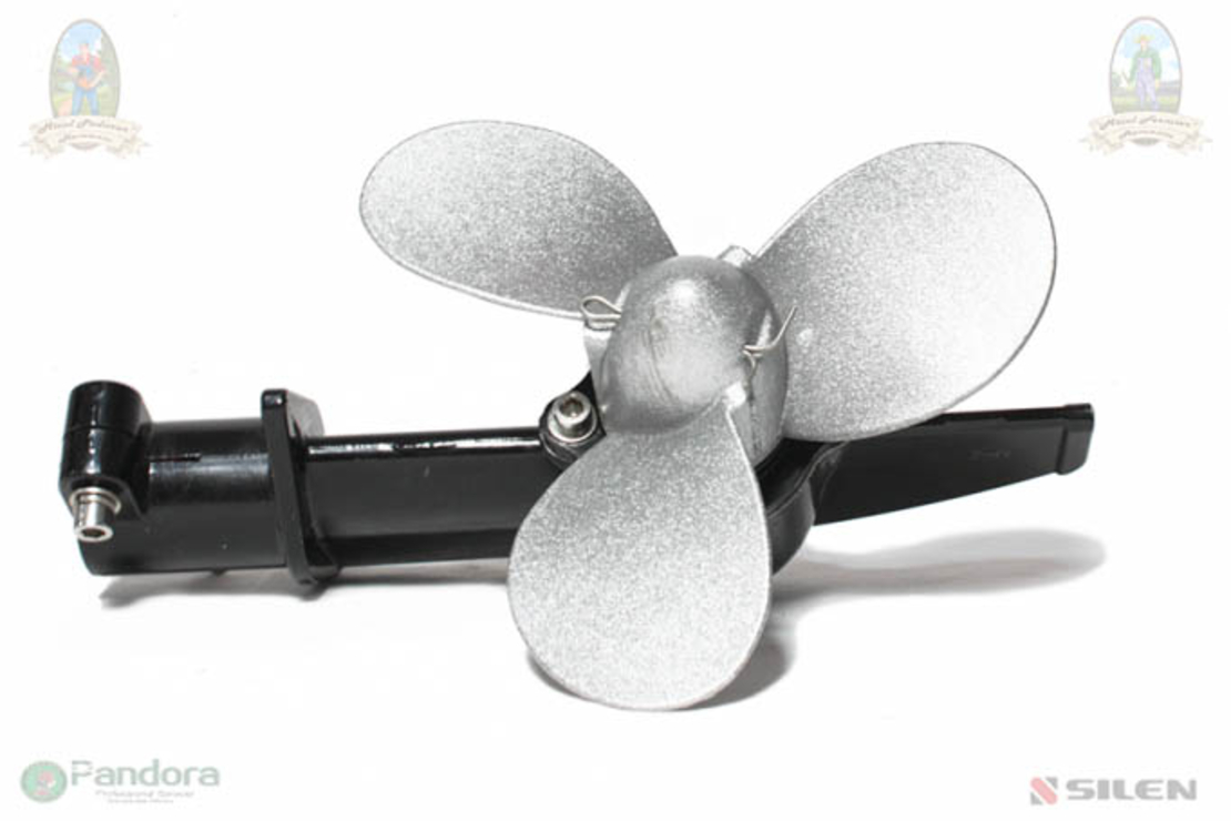 Adaptor pentru motor motocositoare cu elice pentru barca