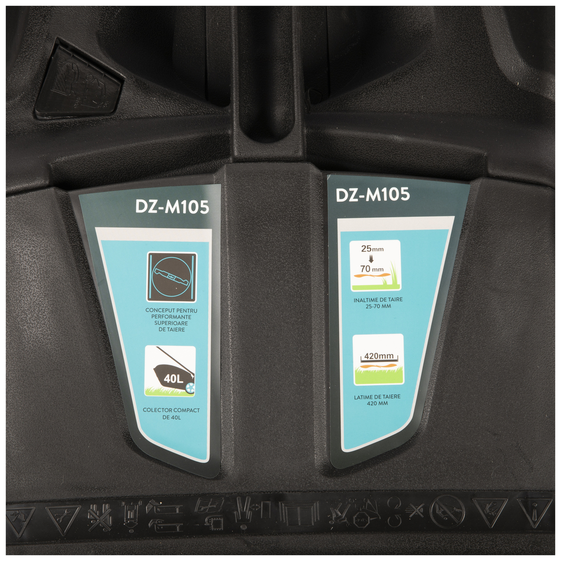Masina de tuns gazon Detoolz, 3.5CP, 146CC, latime de taiere 43cm, colector 40L