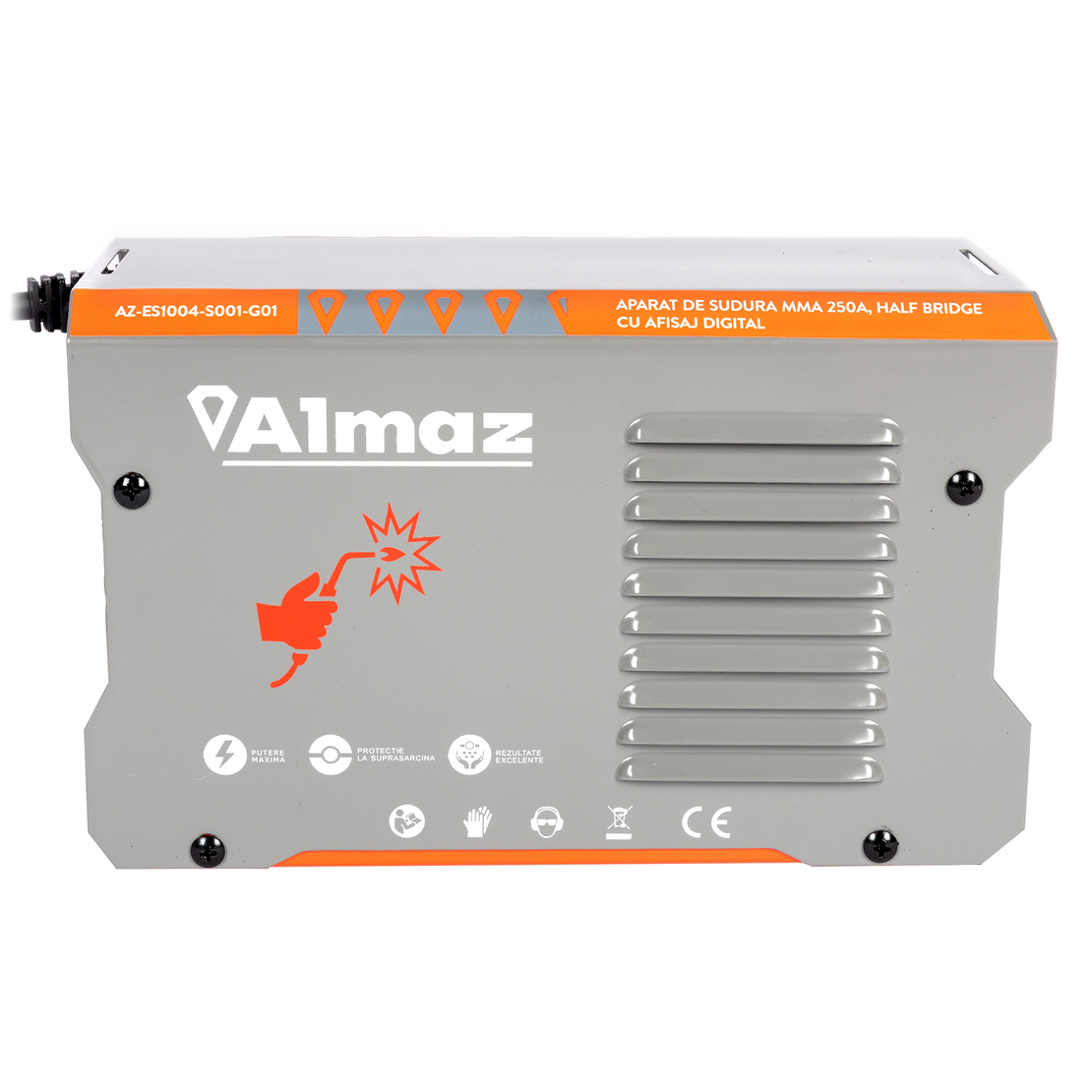 Aparat sudura Almaz, MMA 250A, cu afisaj digital
