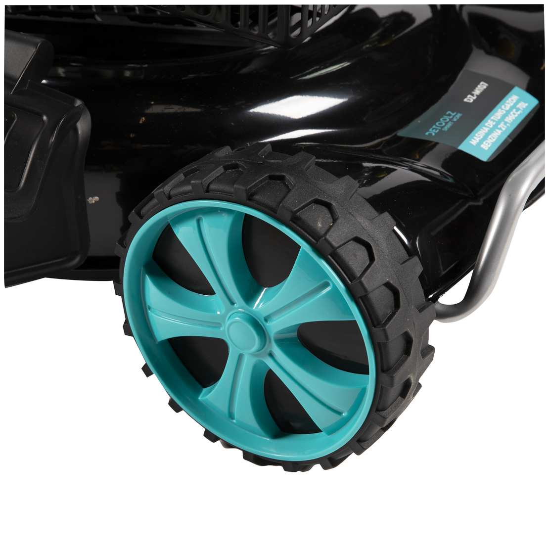 Masina de tuns gazon Detoolz, 5CP, 196CC, latime de taiere 53cm, colector 70L, propulsie automata