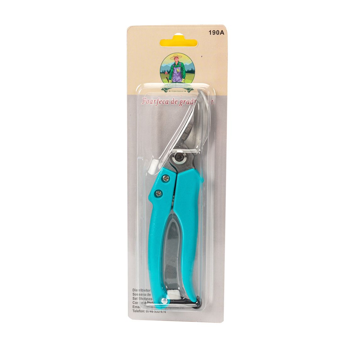 Foarfeca pentru vie Micul Fermier, maner plastic
