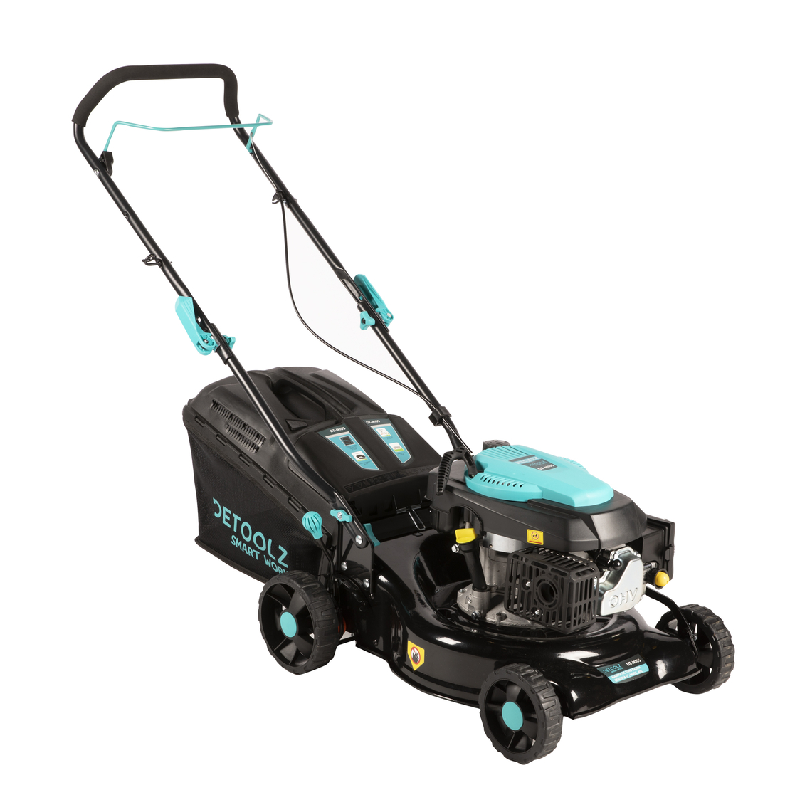 Masina de tuns gazon Detoolz, 3.5CP, 146CC, latime de taiere 43cm, colector 40L