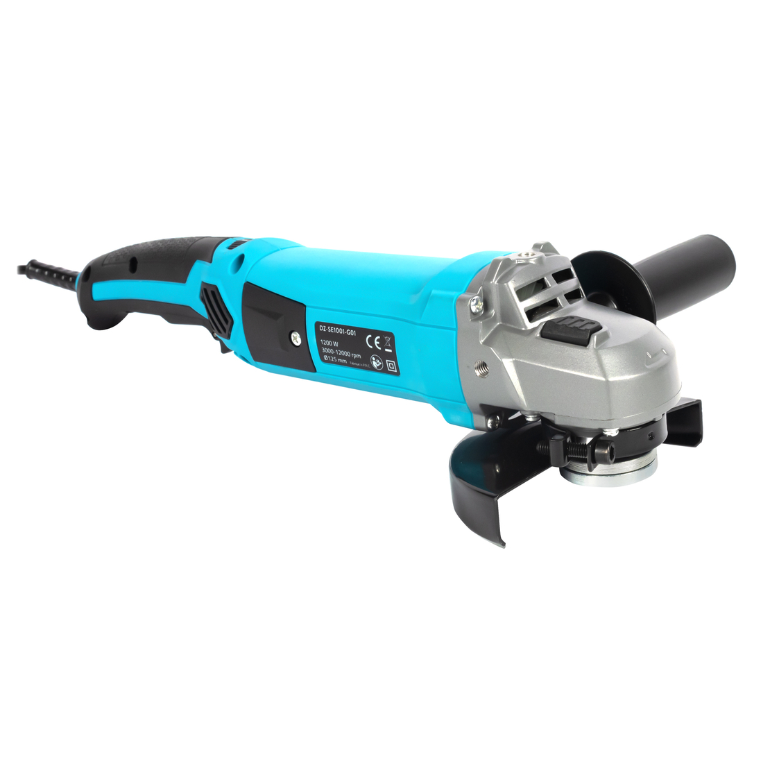 Polizor unghiular Detoolz, 1200W, 125mm diametru disc, cu variator de turatie