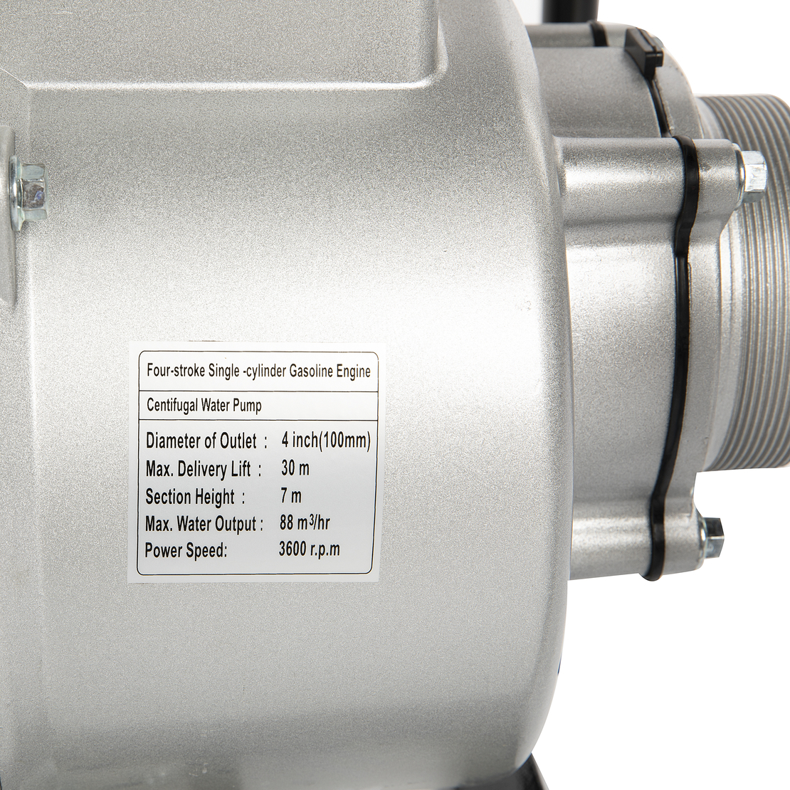 Motopompa Micul Fermier 13cp 389cc, benzina 4t, racord 4