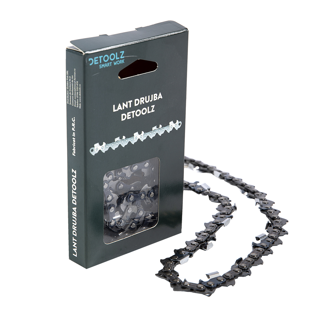 Lant drujba Detoolz, lungime 14'', pas 0.325'', grosime 1.3mm, 56 pinteni, 28 dinti, full chisel