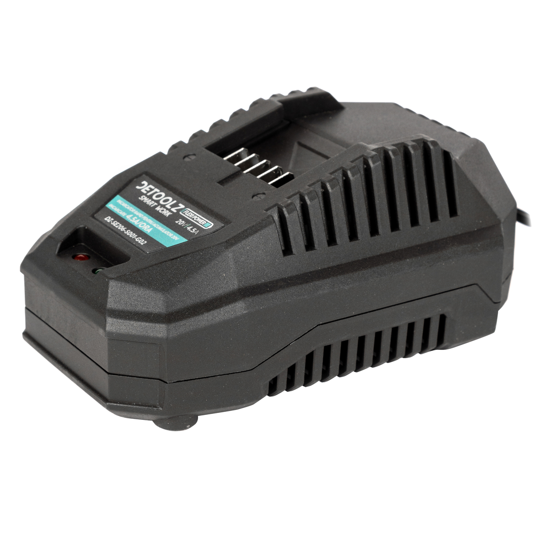 Incarcator rapid, Detoolz, pentru acumulator 20V, incarcare 4.5A/h