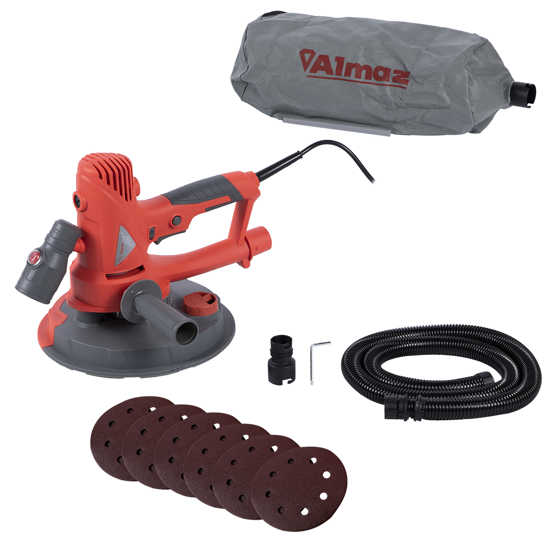 Slefuitor de pereti Almaz 750W, Ø180mm, cu variator de turatii si banda LED