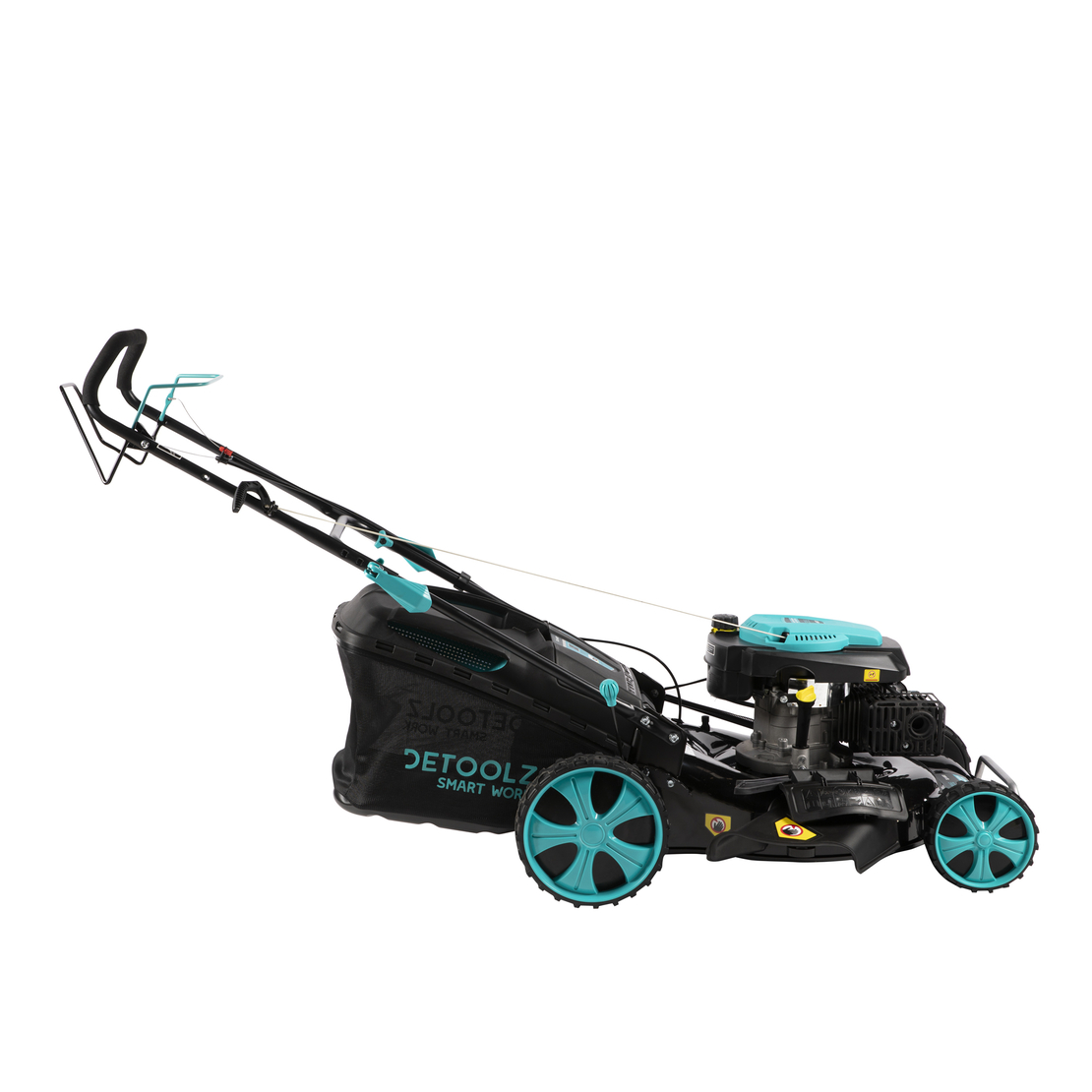 Masina de tuns gazon Detoolz, 5CP, 196CC, latime de taiere 53cm, colector 70L, propulsie automata