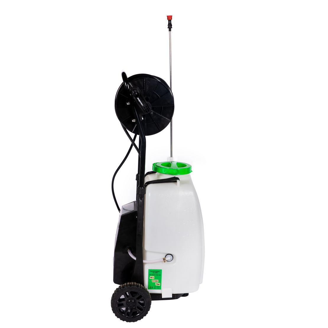 Pulverizator cu acumulator Micul Fermier, volum 40 litri, cu roti