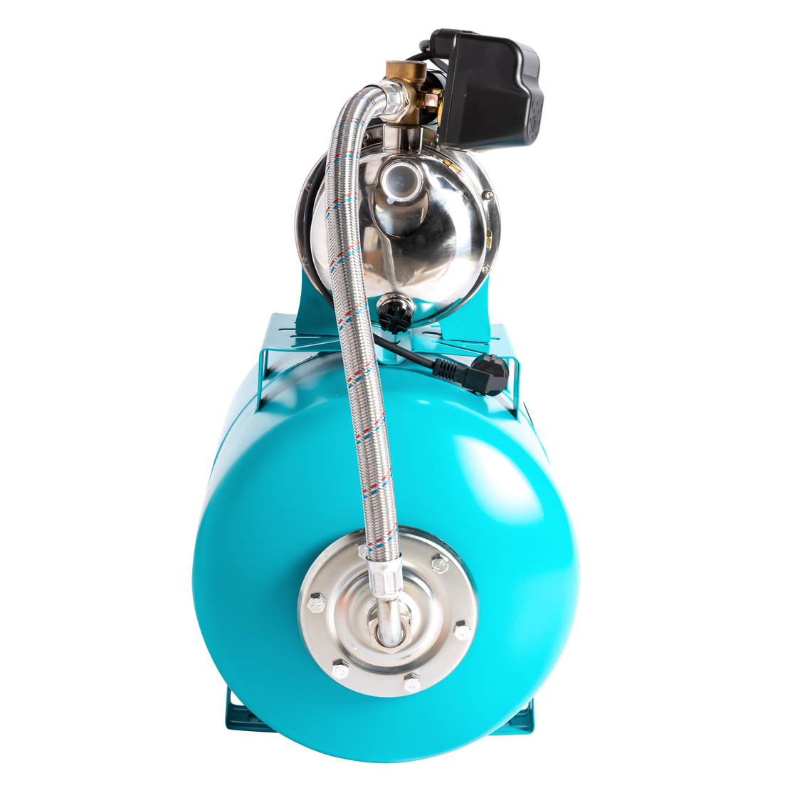 Hidrofor Detoolz 0.75 kW, debit 3300l/h, inaltime de pompare 45m, carcasa pompa inox, volum butelie 50 litri