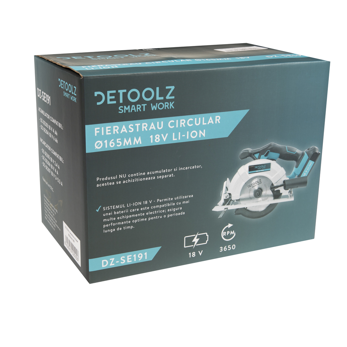 Fierastrau circular Ø165mm 18V