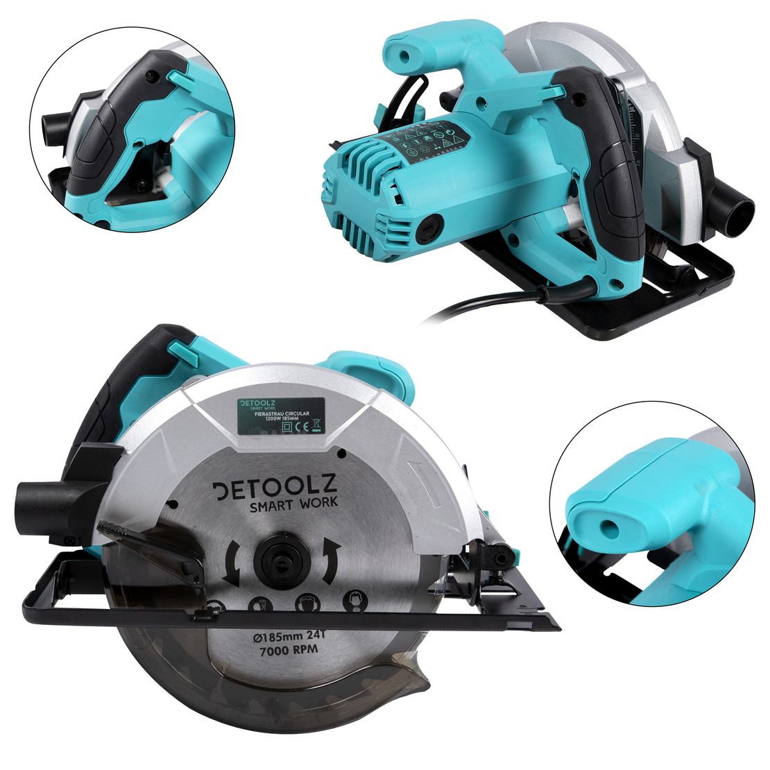 Fierastrau circular 1200W 185mm