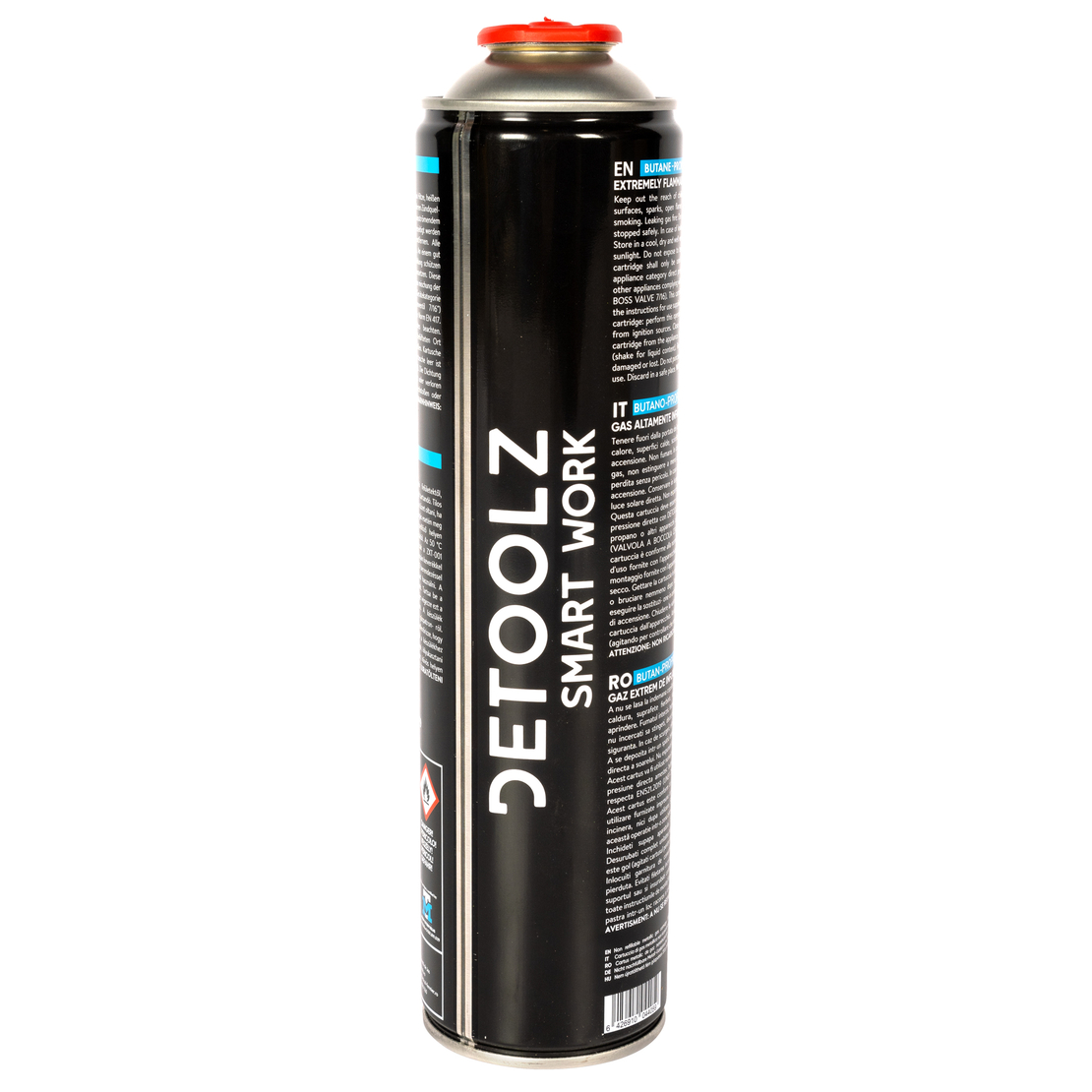 Rezerva gaz Detoolz 330g cu valva si filet 7/16