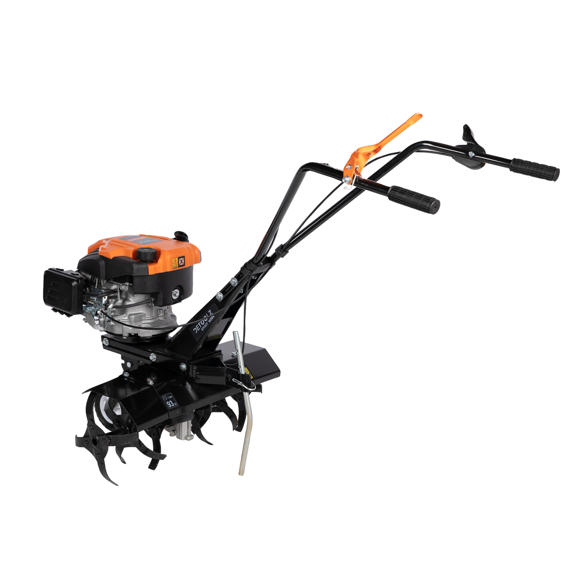 Motocultor Detoolz 6cp 173cc, benzina 4T, 1 viteza, pornire manuala, cu roti