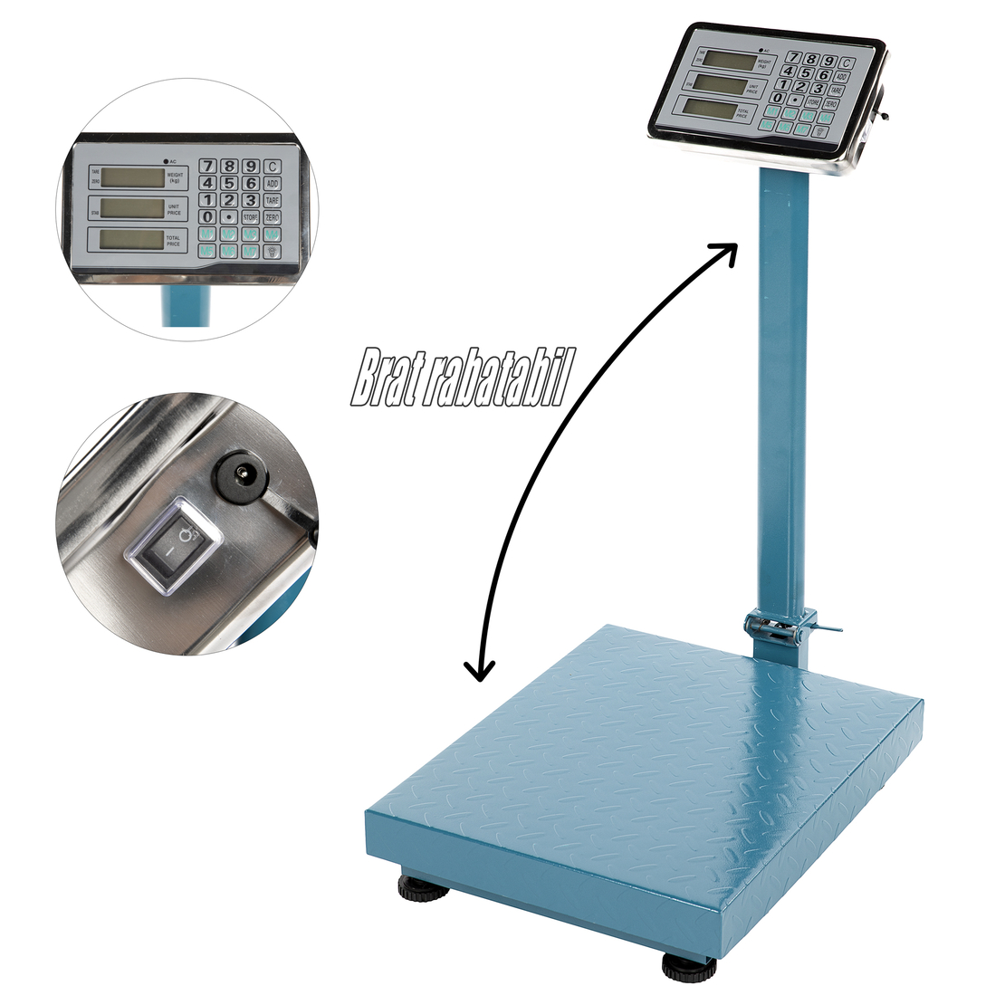 Cantar electronic Micul Fermier 350Kg brat