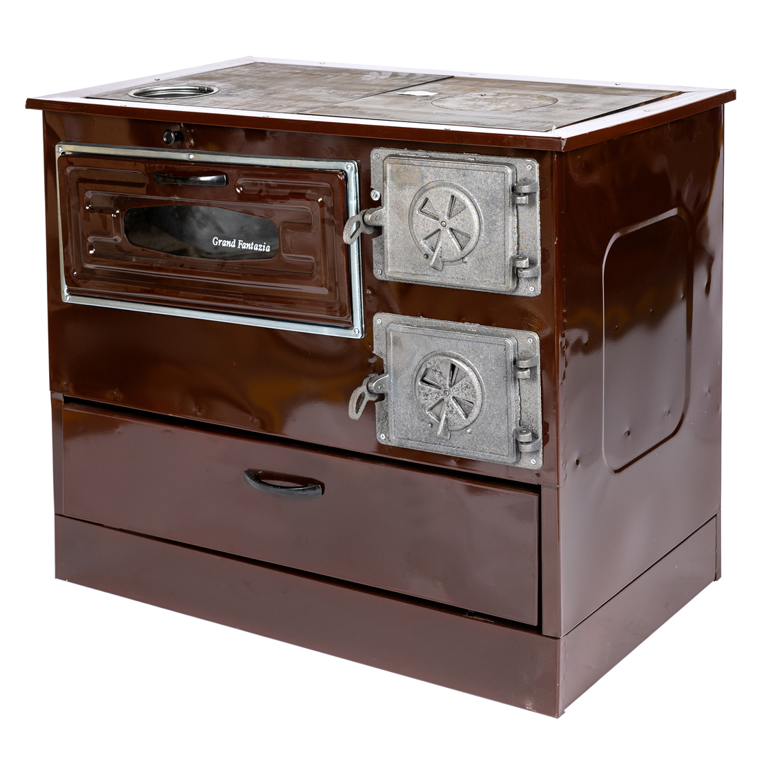 Soba pe lemne 9kW Grand Fantazia, cos stanga