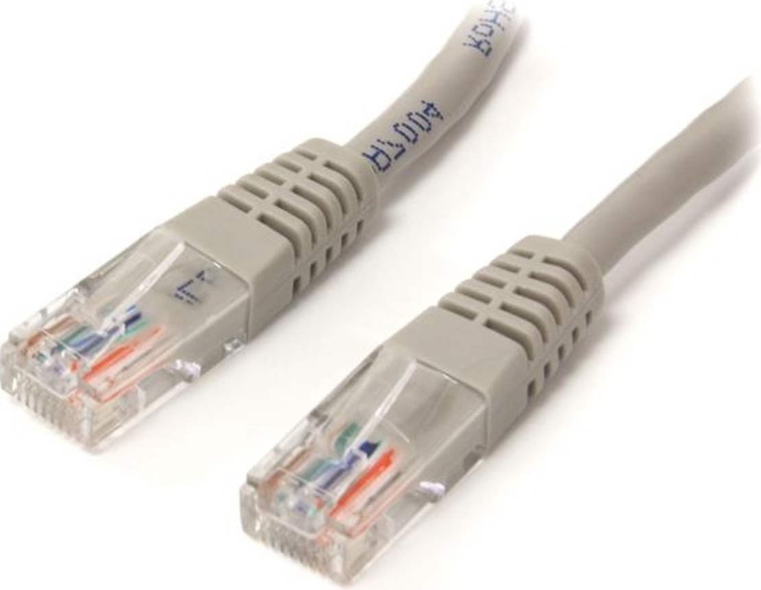 Cablu Patch Cord UTP SPACER Cat5e, 5m, Cupru-Aluminiu, Alb, AWG26 (SP-PT-CAT5-5M)