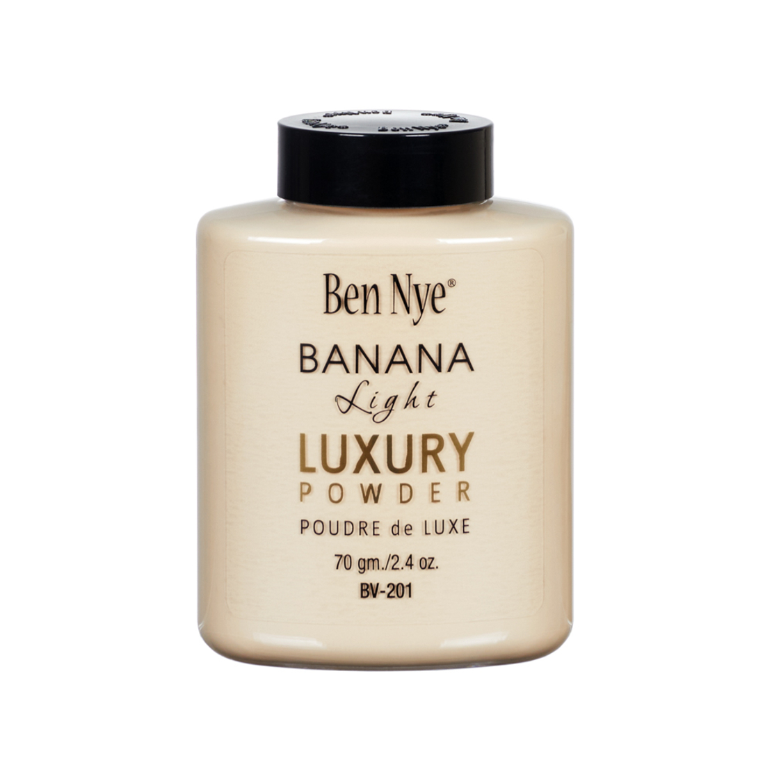 Ben Nye Banana Luxury Powder - Pudră matifiantă pentru ten deschis-mediu 70g