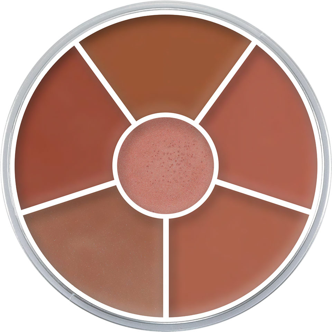 Kryolan Lip Rouge Wheel - Paletă de rujuri cu 6 nuanțe