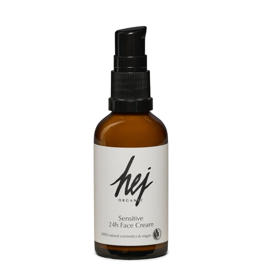 HEJ ORGANIC SENSITIVE – Cremă de față 24h cu ulei de cânepă, ovăz și mușețel 50ml