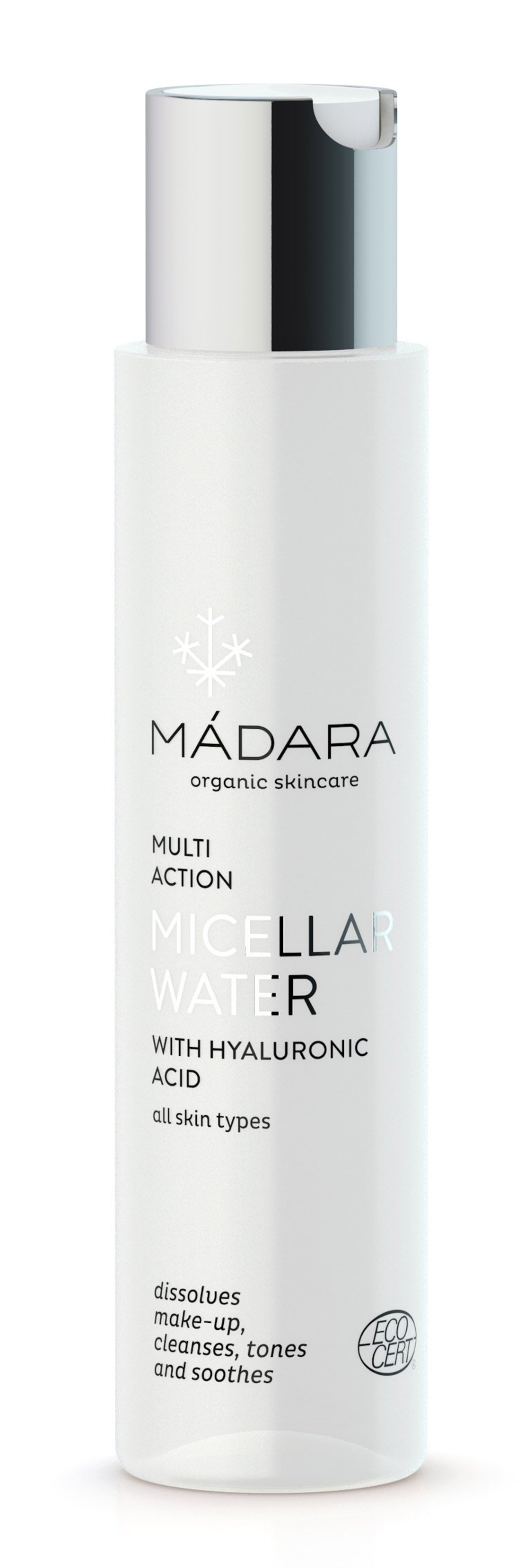 MÁDARA Apă Micelară cu Acid Hialuronic BIO VEGAN – 100 ml | Demachiere și Hidratare