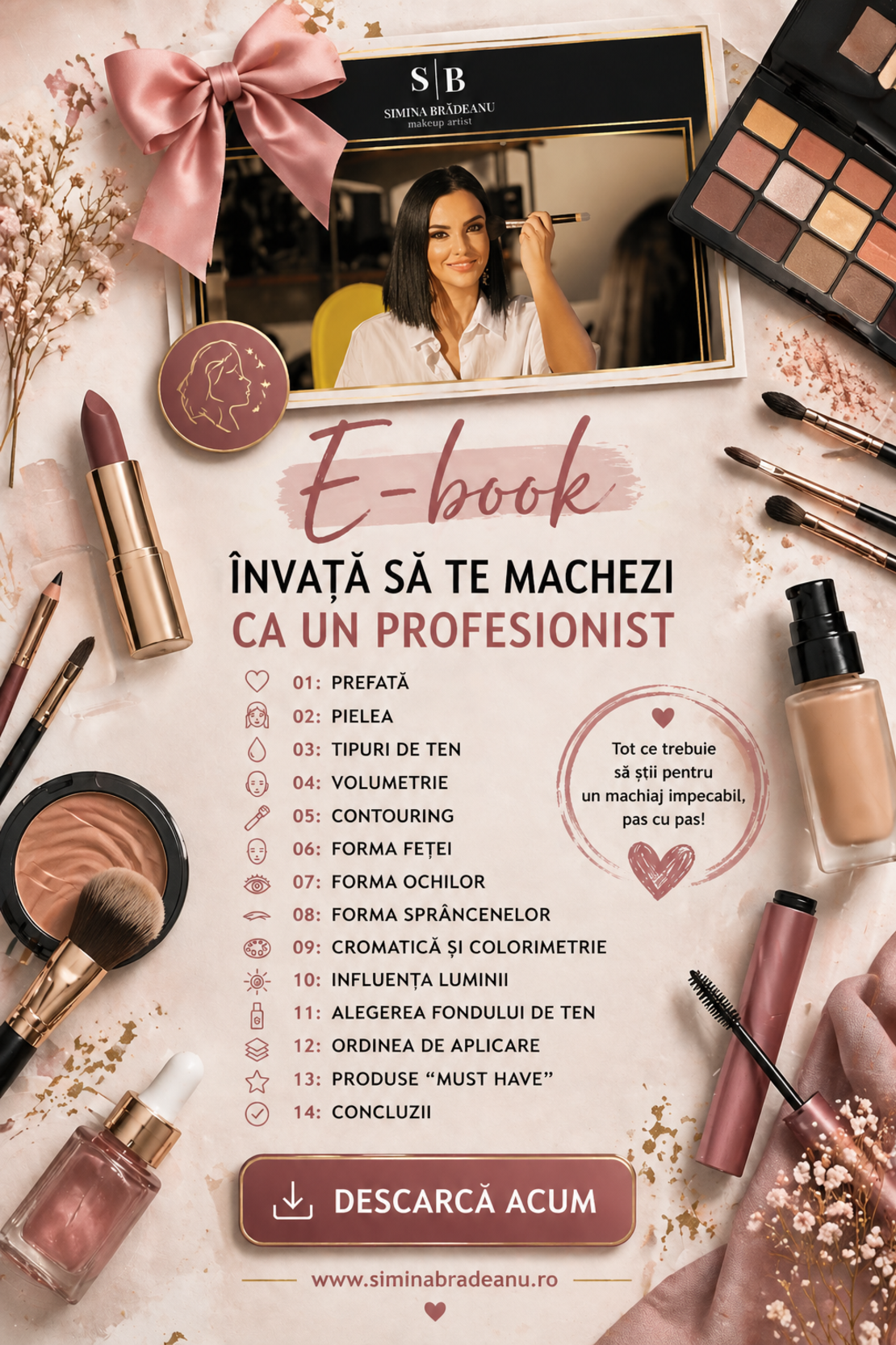 E-Book– Învață să te machiezi ca un profesionist
