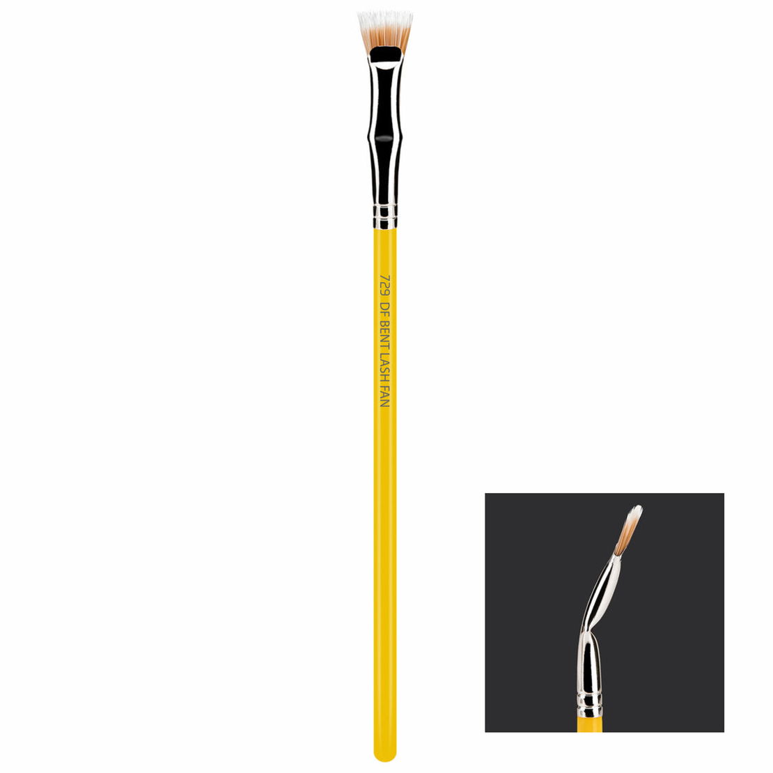 Bdellium Tools  Studio Series - Duo Fiber Bent Mascara Fan - PENSULĂ PENTRU GENE - 729 S