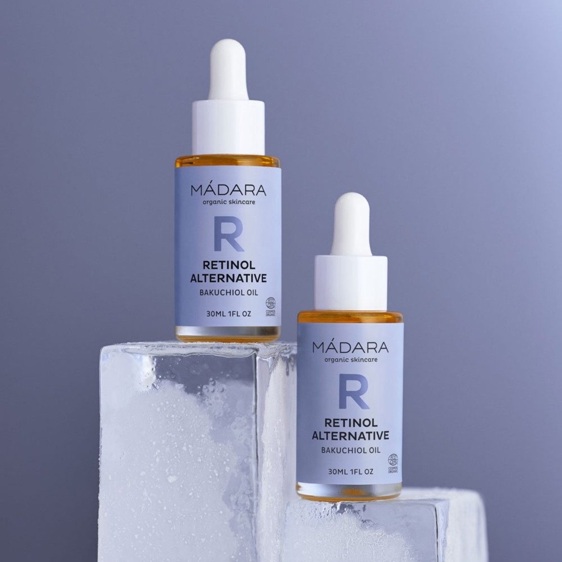 MÁDARA Retinol Alternative Ulei Facial cu Bakuchiol 30ml – Ulei BIO Vegan Anti-Aging