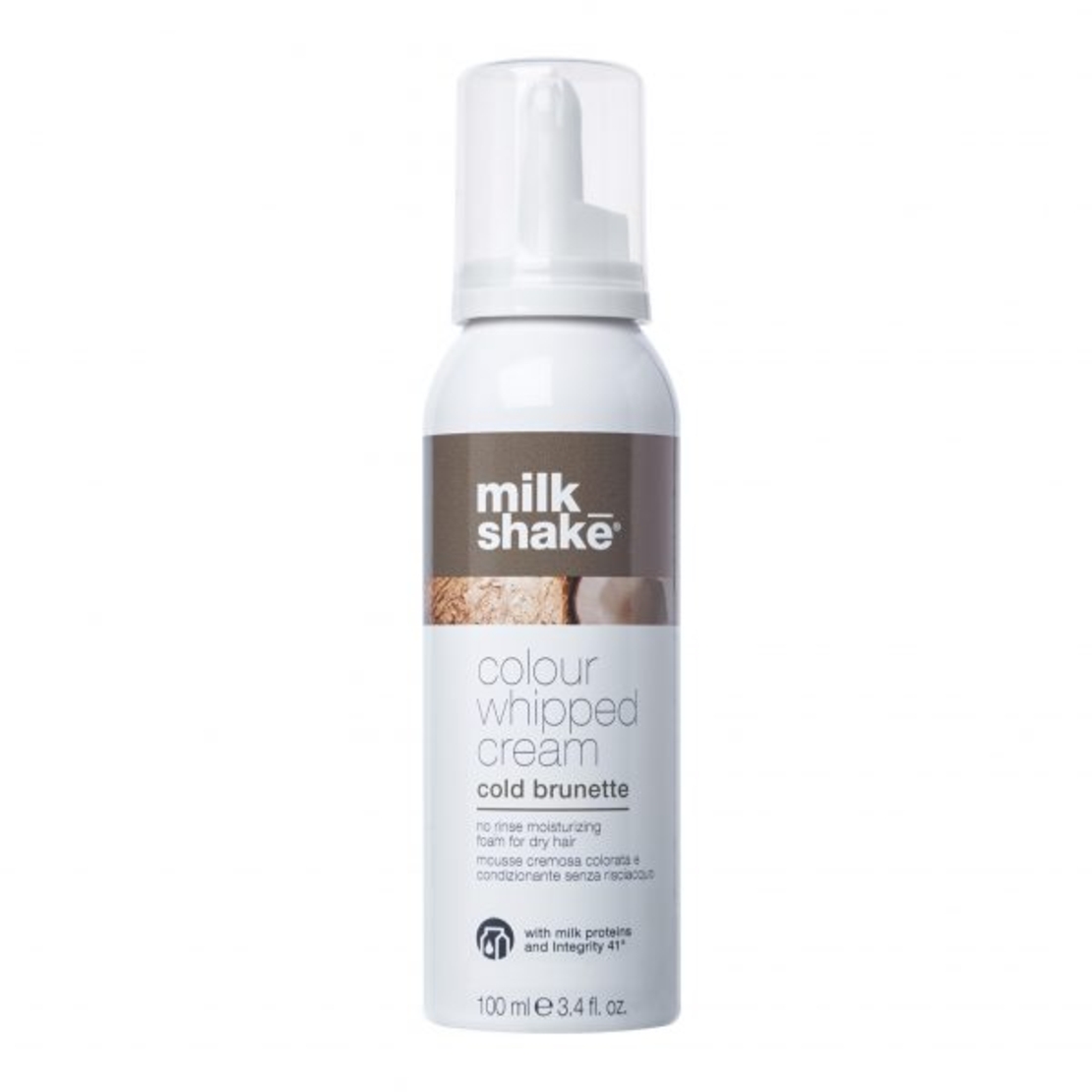 Milk_Shake Colour Whipped Cream – Cold Brunette- Leave-In Toning Cream Mousse – 100 ml