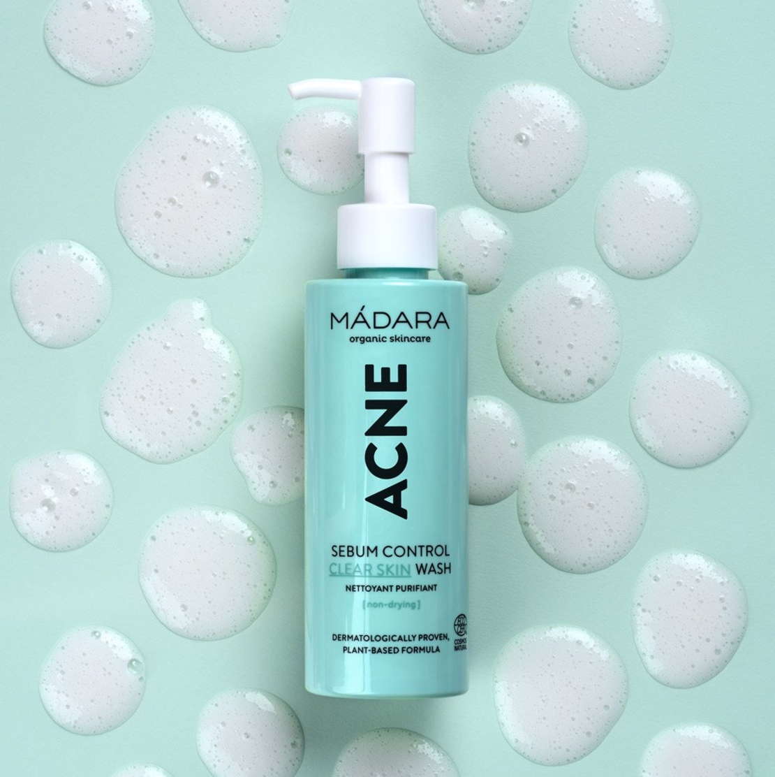 MÁDARA ACNE SEBUM CONTROL – Gel facial de curățare 140ml