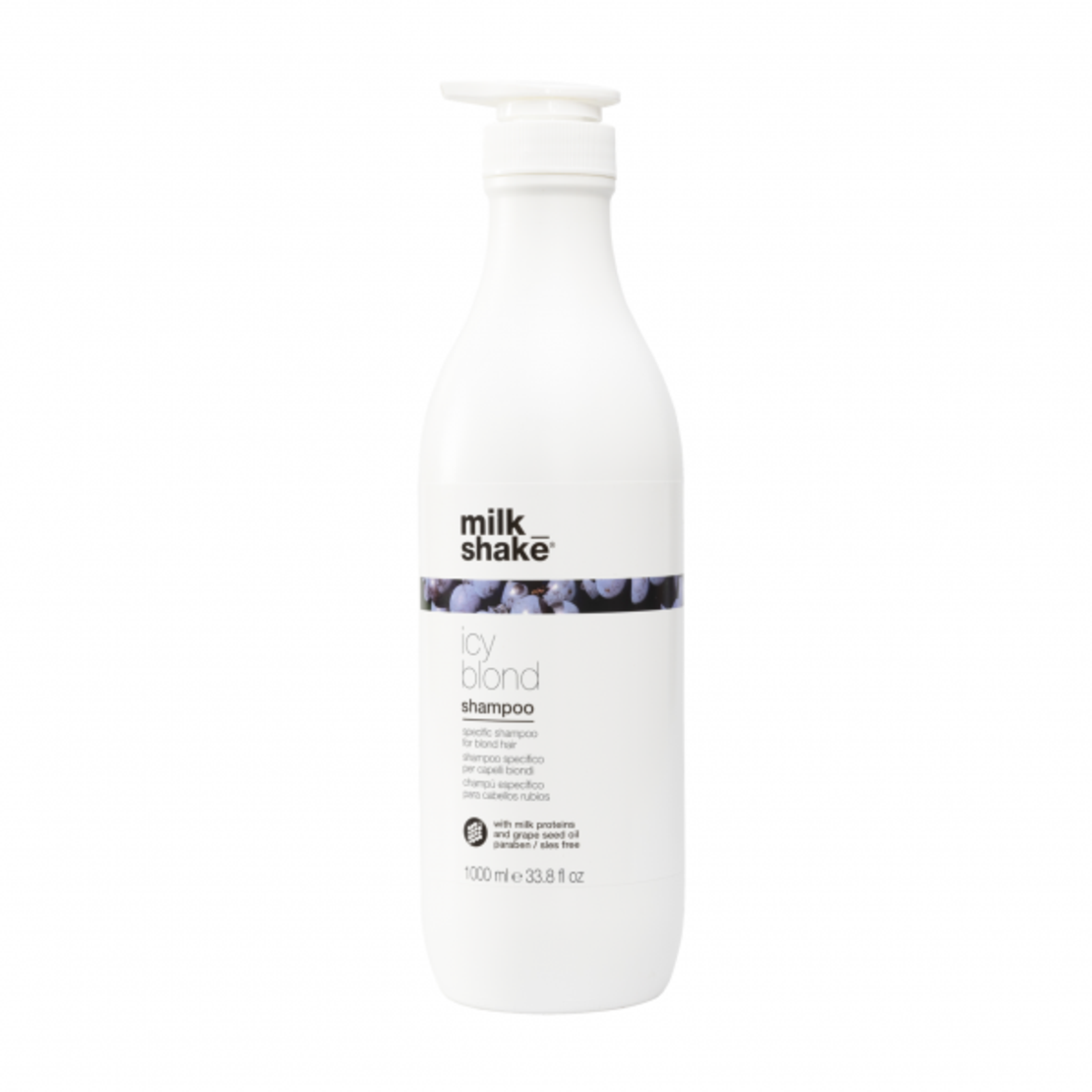 Milk_Shake Icy Blond Shampoo- Șampon pentru părul blond, decolorat sau cu șuvițe 1000 ml