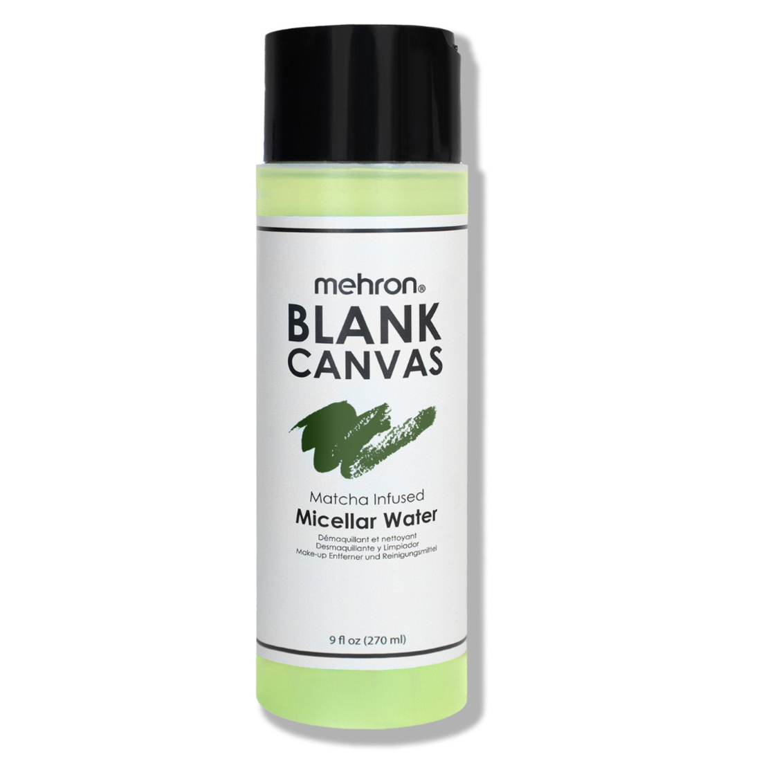 Mehron Blank Canvas Micellar Water - Apă micelară îmbogățită cu matcha 270ml