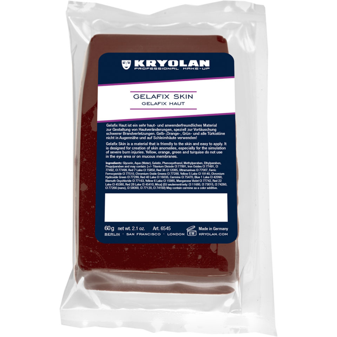 Kryolan Gelafix Skin - Material profesional pentru efecte speciale 60g