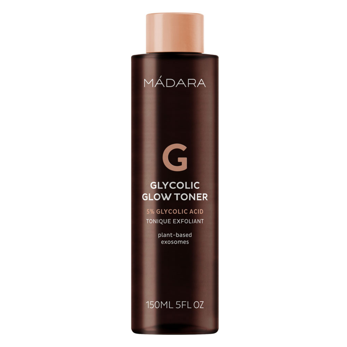 MÁDARA GLYCOLIC GLOW Toner BIO VEGAN – 150 ml | Acid Glicolic 5% & Exozomi Vegetali