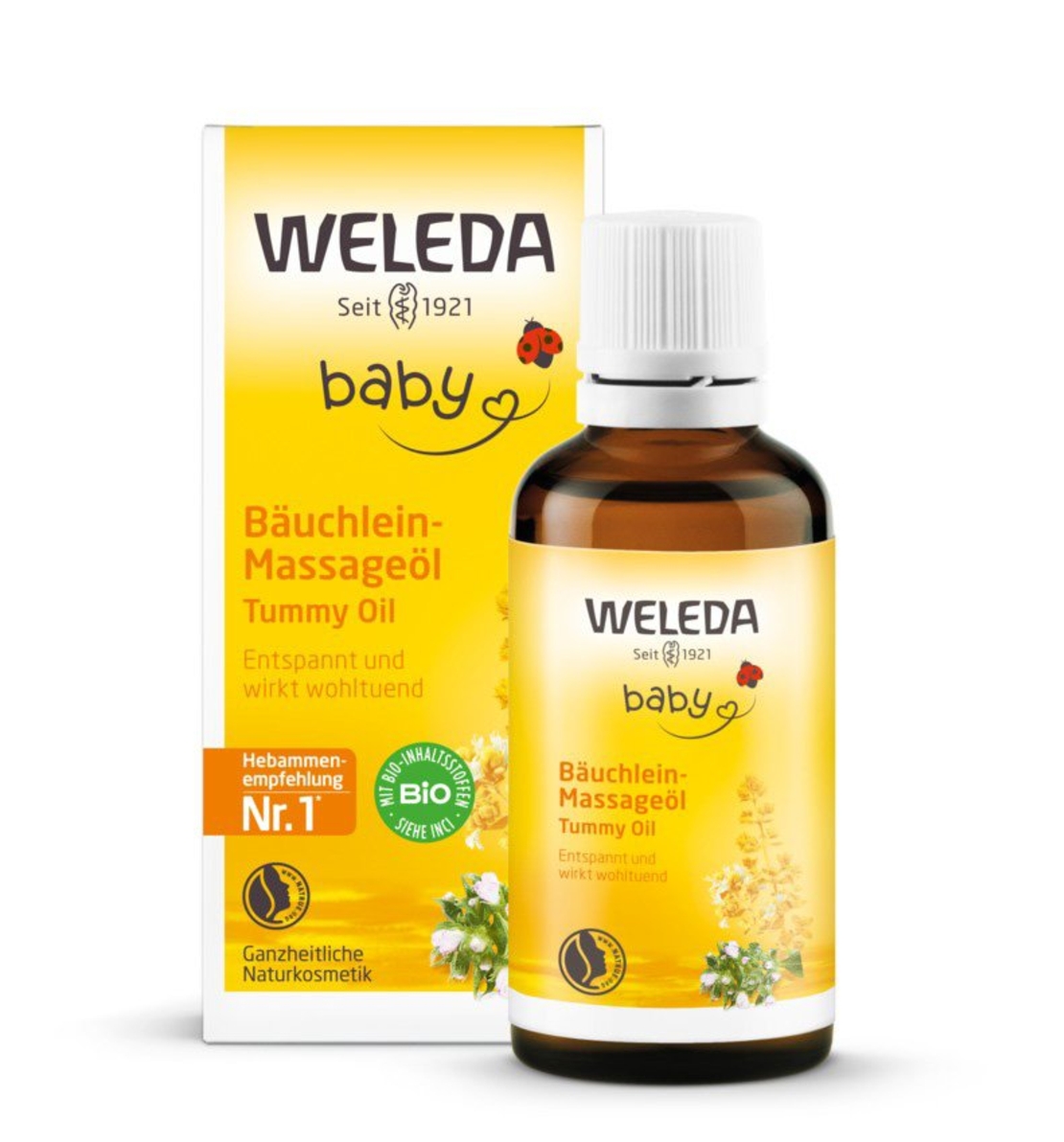 Weleda Baby Ulei pentru Burtica Bebelușului BIO – 50 ml | Masaj și Relaxare