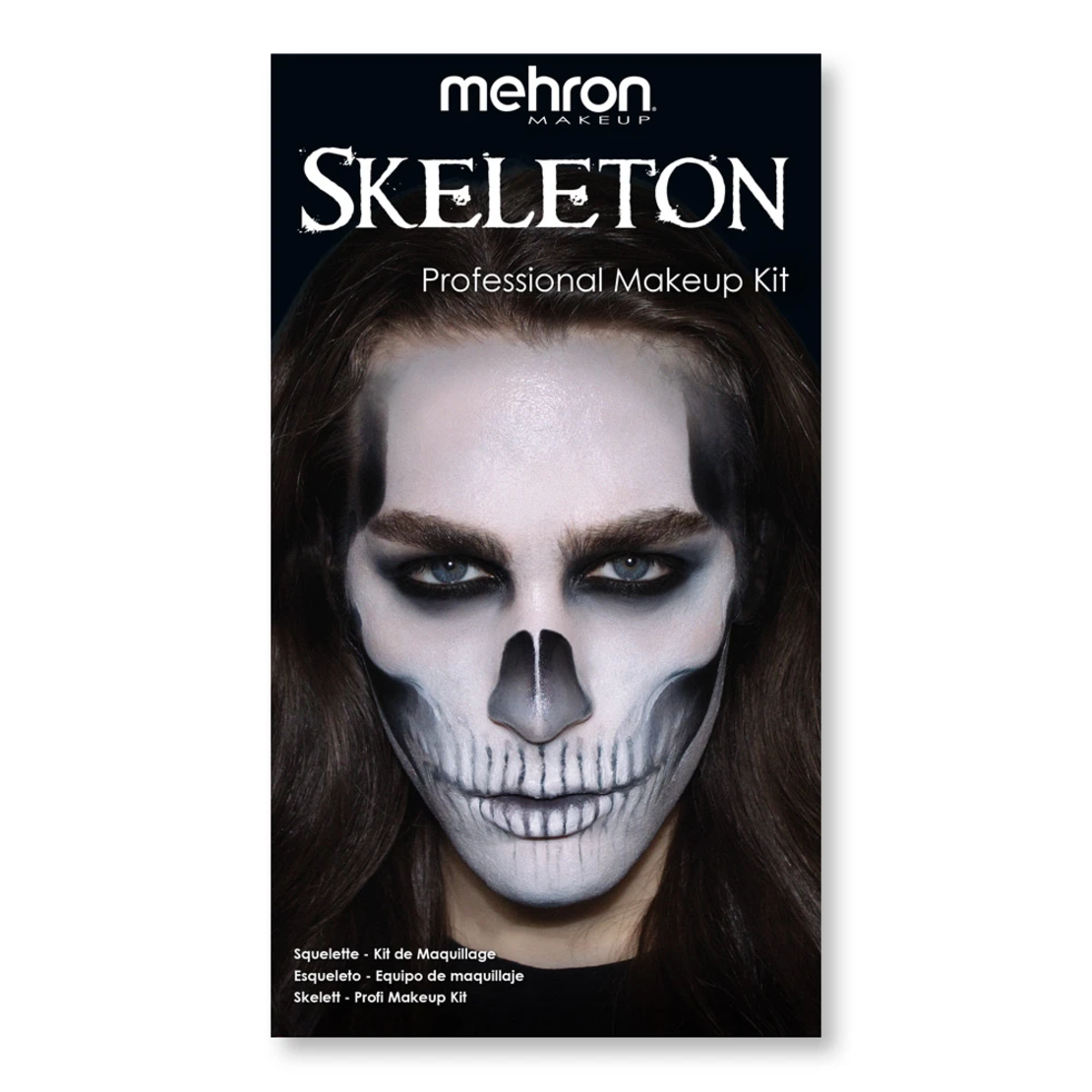 MEHRON Skeleton Professional Makeup Kit – Kit Machiaj Schelet pentru Face Painting