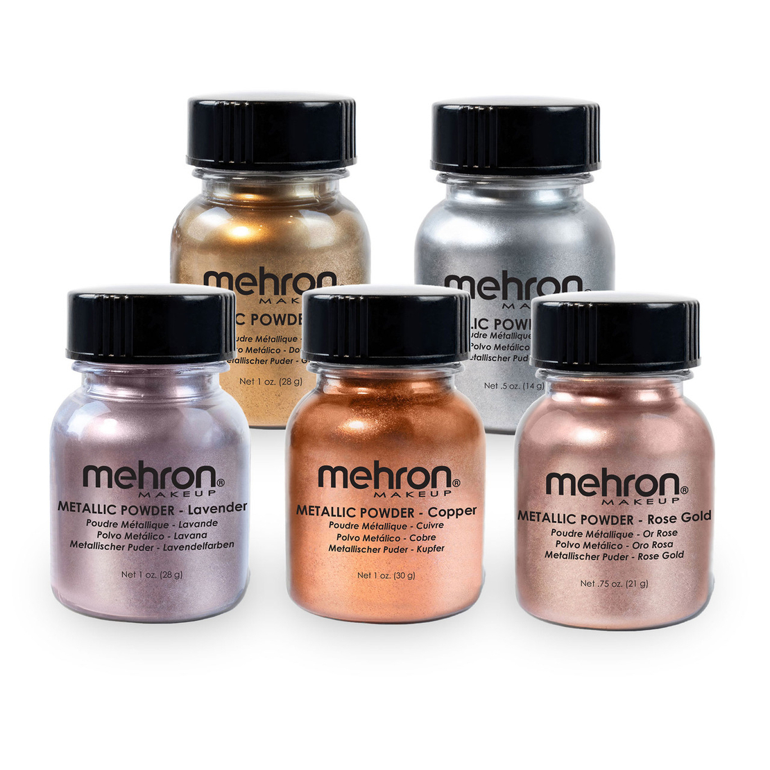 Mehron Metallic Powder – Pigment Metalic Profesional