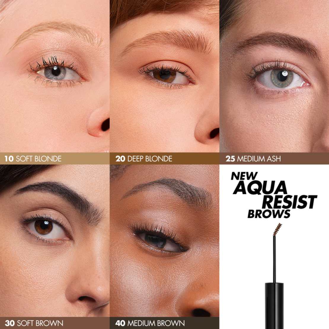 MAKEUP FOR EVER AQUA RESIST BROW FIXER - GEL REZISTENT LA APĂ  PENTRU FIXAREA SPRÂNCENELOR 24 ORE - 3.5ML