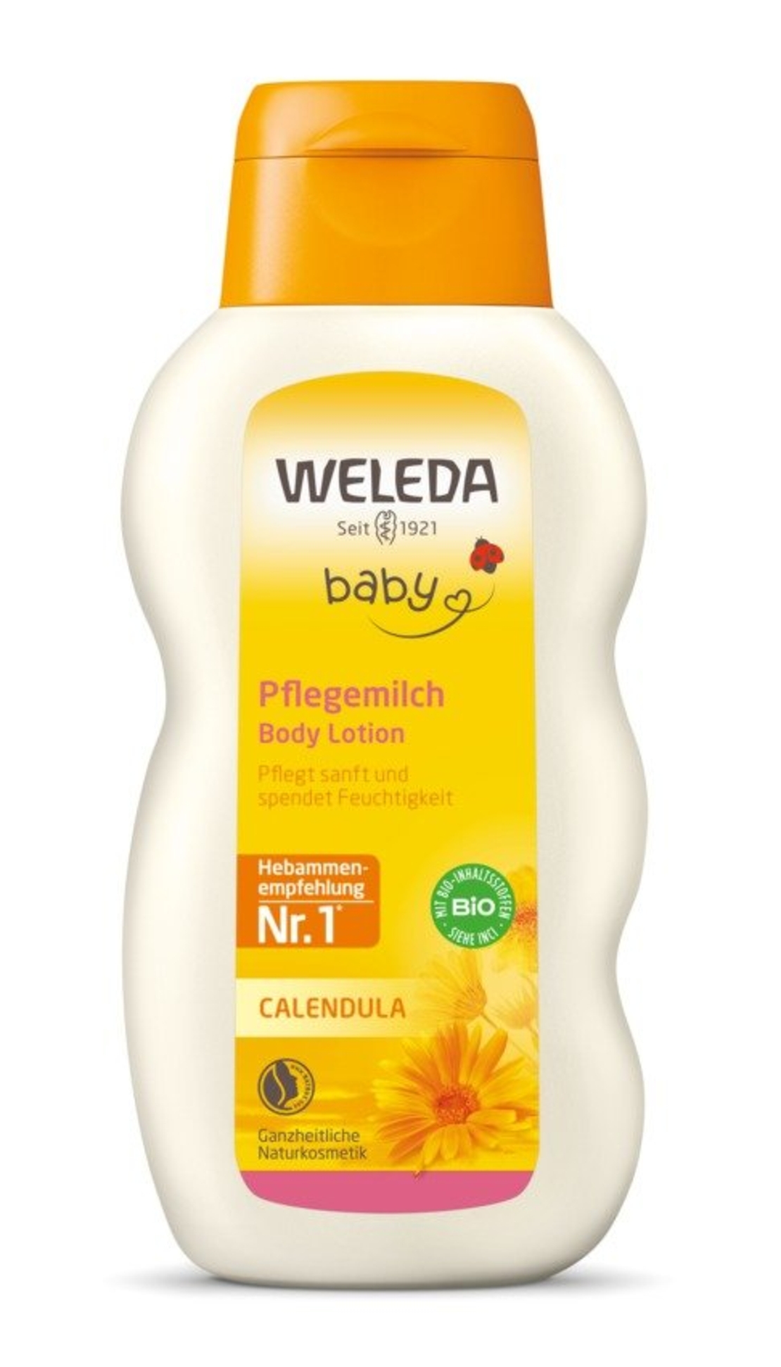 Weleda Baby Loțiune de Corp cu Gălbenele BIO – 200 ml | Hidratare și Calmarea Pielii