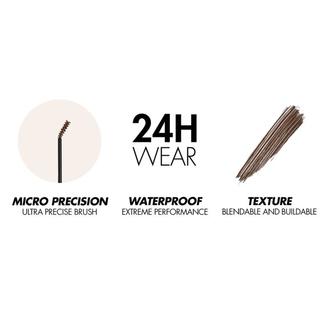 MAKEUP FOR EVER AQUA RESIST BROW FIXER - GEL REZISTENT LA APĂ  PENTRU FIXAREA SPRÂNCENELOR 24 ORE - 3.5ML