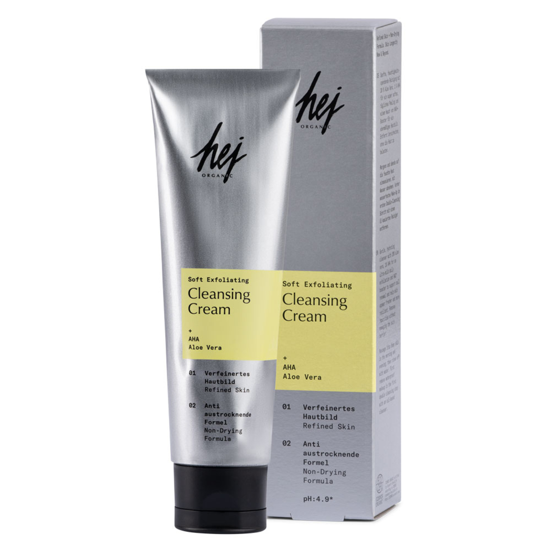 HEJ ORGANIC LONGEVITY AHA Soft Exfoliating-  Demachiant exfoliant cremă  Organic 100ml