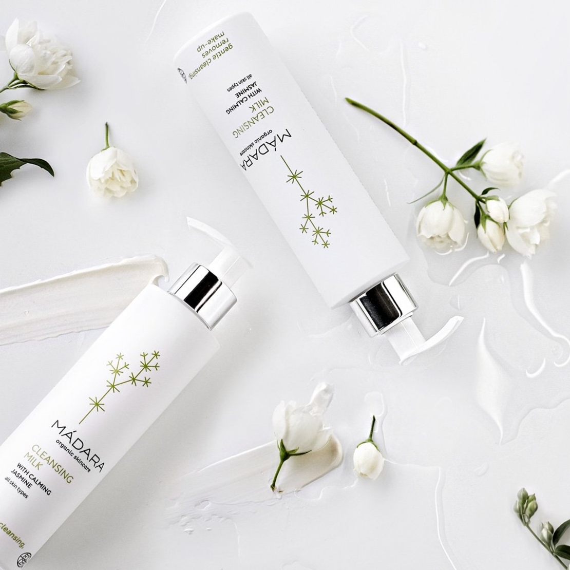 MÁDARA Lapte Demachiant cu Iasomie BIO & VEGAN – 200 ml | Orice Tip de Ten