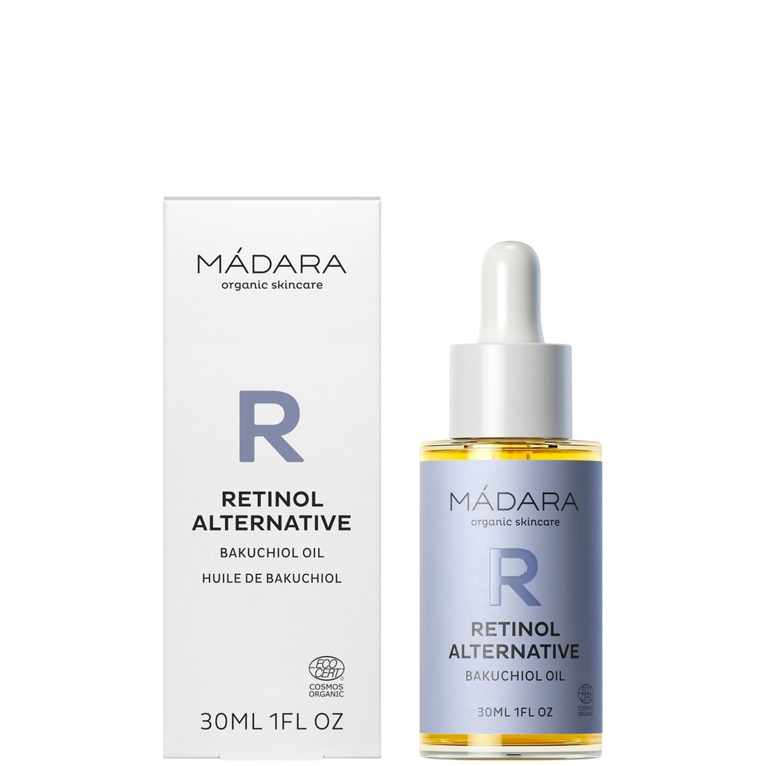 MÁDARA Retinol Alternative Ulei Facial cu Bakuchiol 30ml – Ulei BIO Vegan Anti-Aging