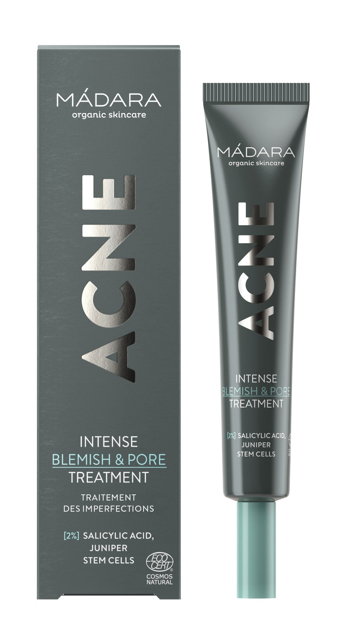MÁDARA ACNE INTENSE Blemish & Pore Serum BIO și Vegan 20ml – Ser pentru Coșuri și Pori Încărcați