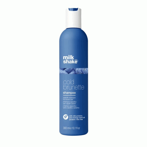 Milk_Shake Cold Brunette Shampoo  for brown or chestnut hair- neutralize warm tones 300ml